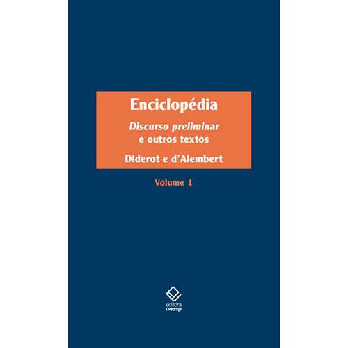 Livro - Enciclopédia Discurso Preliminar e Outros Textos