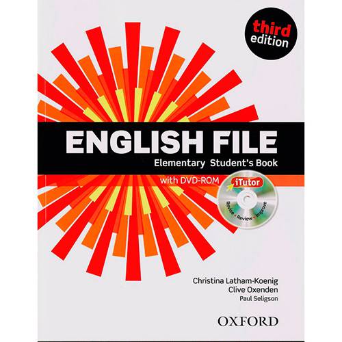 Livro - English File: Elementary Student's Book With DVD-ROM