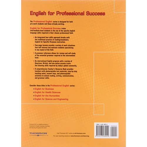 Livro - English For Professional Success - Teacher's Resources Book