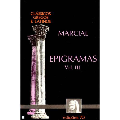 Livro - Epigramas - V.3