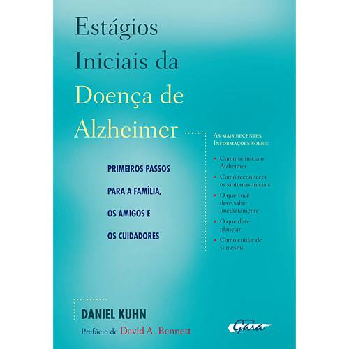 Livro - Estágios Iniciais da Doença de Alzheimer