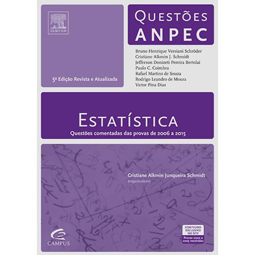 Livro - Estatística: Questões ANPEC