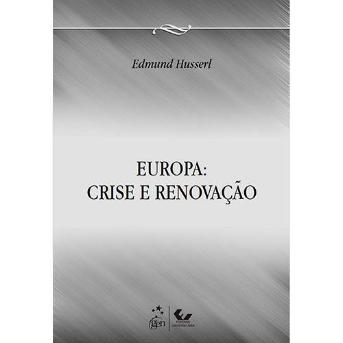 Livro - Europa: Crise e Renovação