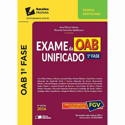 Livro - Exame da OAB Unificado - 1ª Fase