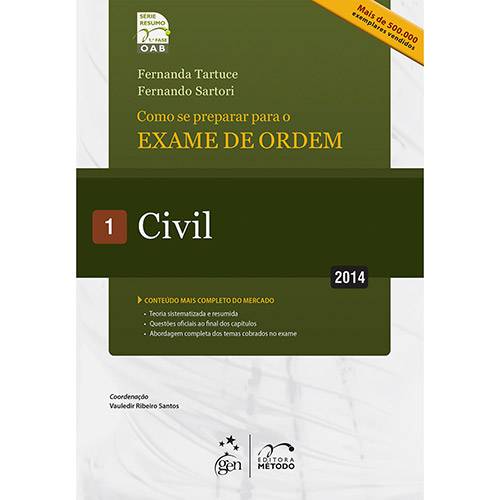 Livro - Exame de Ordem 1ª Fase: Civil: Vol. 1