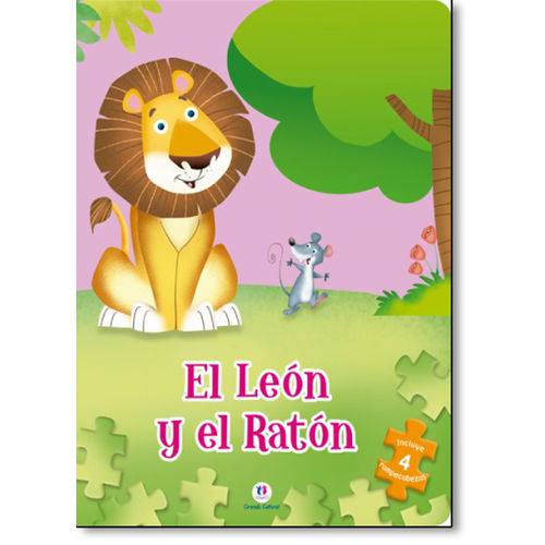 Livro - Fabulas: o Leão e o Rato - Livro Quebra-Cabeça