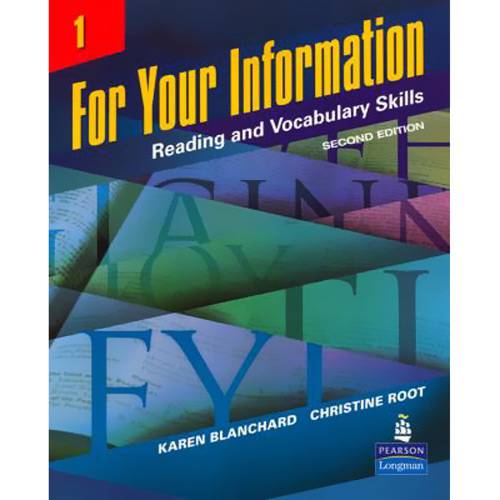 Livro - For Your Information 1 - Reading And Vocabulary Skills