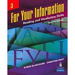 Livro - For Your Information 3 - Reading And Vocabulary Skills