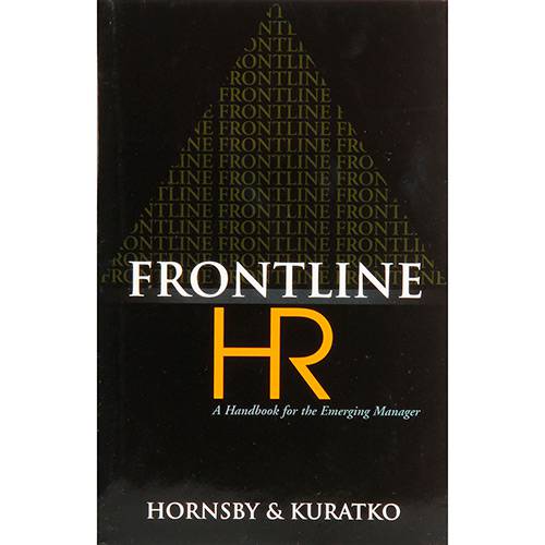 Livro - Frontline HR: a Handbook For The Emerging Manager