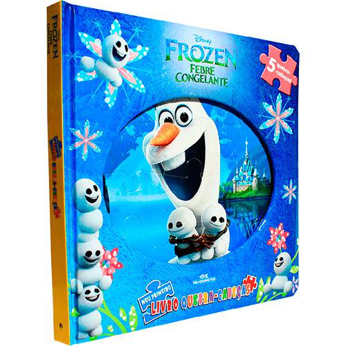 Livro - Frozen Febre Congelante: Meu Primeiro Livro Quebra-cabeças