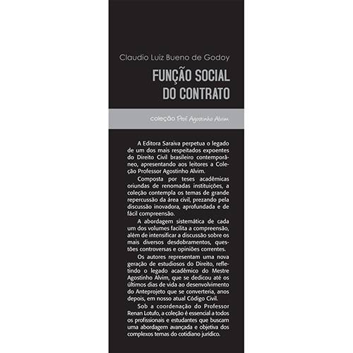 Livro - Função Social do Contrato - os Novos Princípios Contratuais