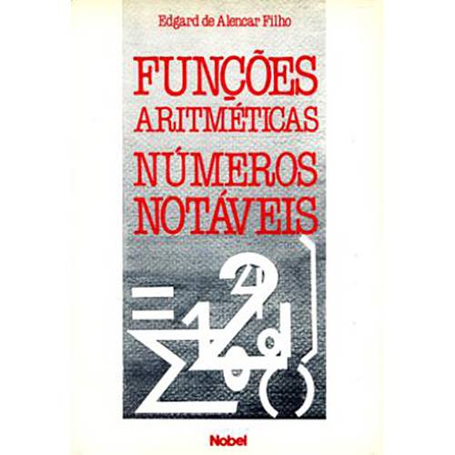 Livro - Funcoes Aritméticas Números Notáveis
