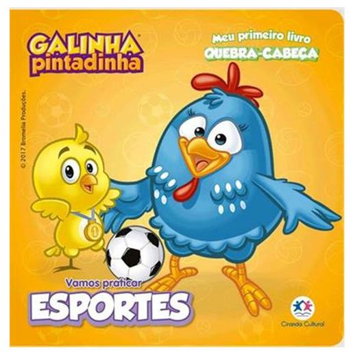 Livro Galinha Pintadinha Vamos Praticar Esportes - Ciranda Cultural