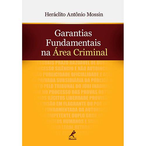 Livro - Garantias Fundamentais na Área Criminal