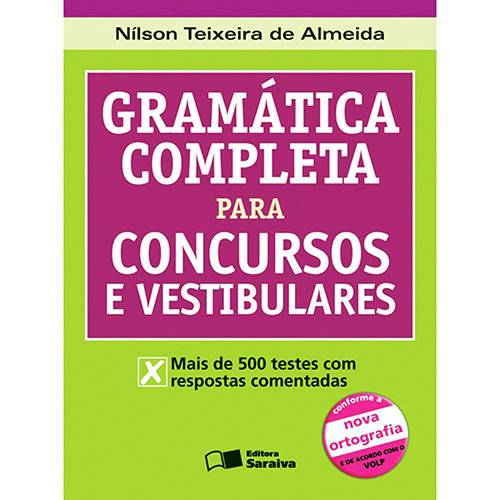 Livro - Gramática Completa para Concursos e Vestibulares - Nova Ortografia