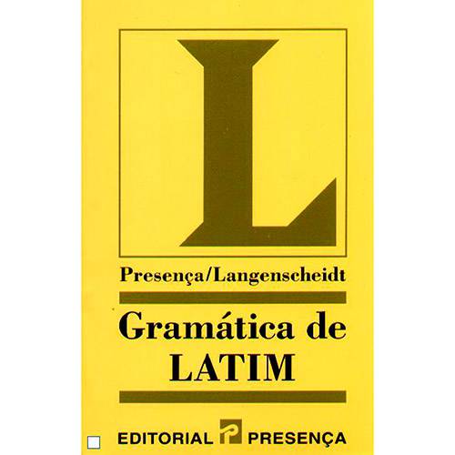 Livro - Gramática de Latim