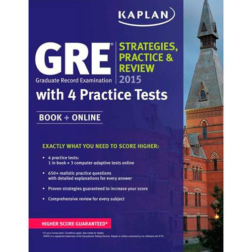 Livro - GRE® 2015 Strategies, Practice, And Review