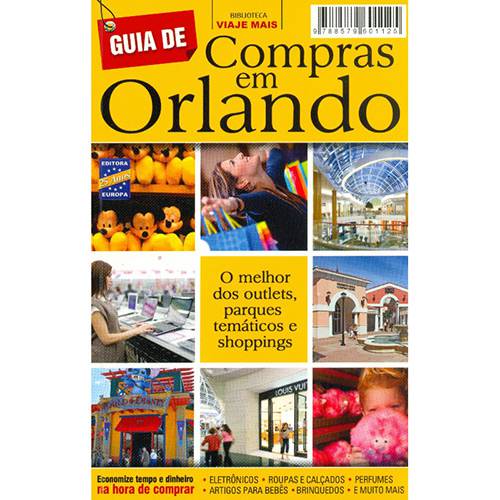 Livro - Guia de Compras em Orlando: Coleção Biblioteca Viaje Mais