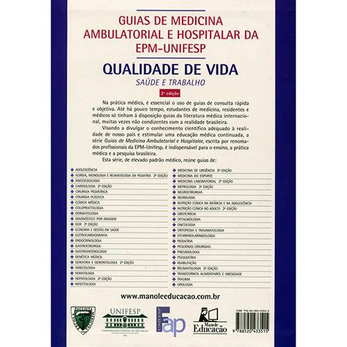 Livro - Guia de Qualidade de Vida: Saúde e Trabalho: Guias de Medicina Ambulatorial e Hospitalar EPM-UNIFESP