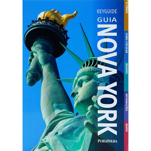 Livro - Guia Nova York - KeyGuide - o País, Como Circular, Regiões, Informações, Mapas