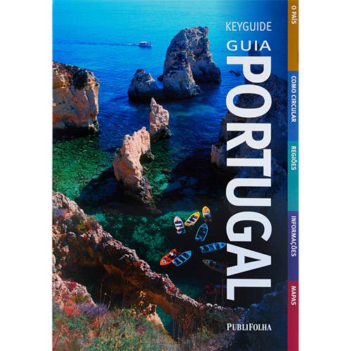 Livro - Guia Portugal - KeyGuide - o País, Como Circular, Regiões, Informações, Mapas