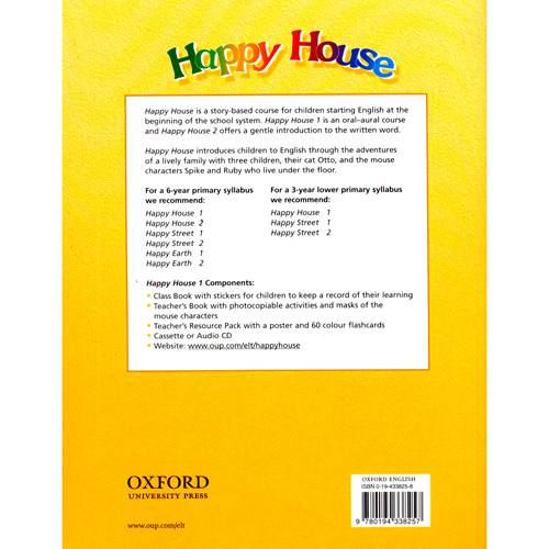 Livro - Happy House: Level 1 Class Book