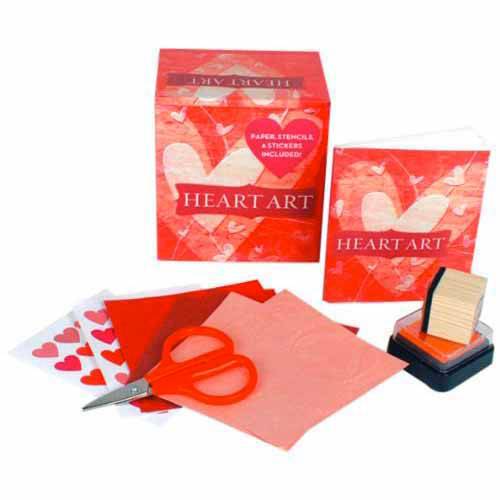 Livro - Heart Art: Paper, Stencils And Stickers Included!