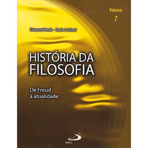 Livro - História da Filosofia - de Freud à Atualidade
