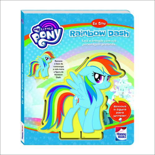 Livro Infantil - My Little Pony - eu Sou - Rainbow Dash - Happy Books