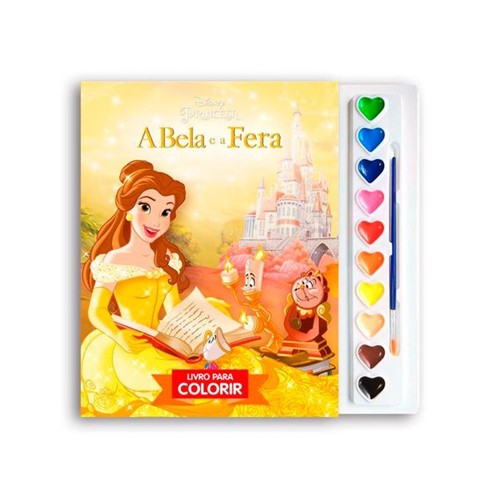 Livro Infantil para Colorir - a Bela e a Fera