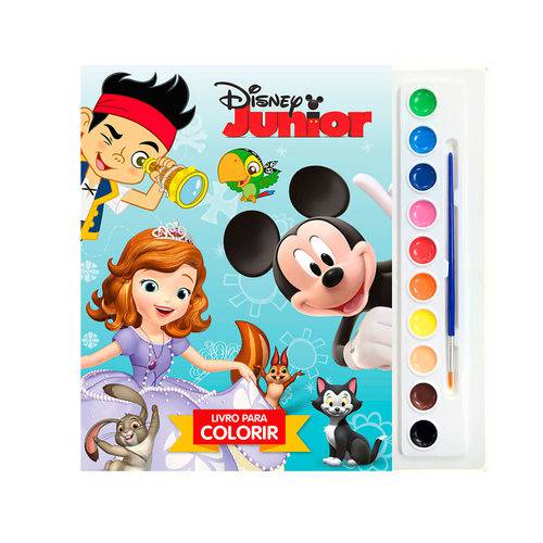 Livro Infantil para Colorir - Disney Júnior