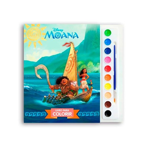 Livro Infantil para Colorir - Moana