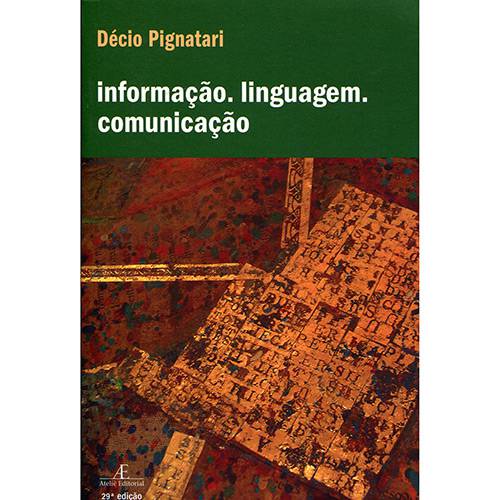 Livro - Informação, Linguagem, Comunicação