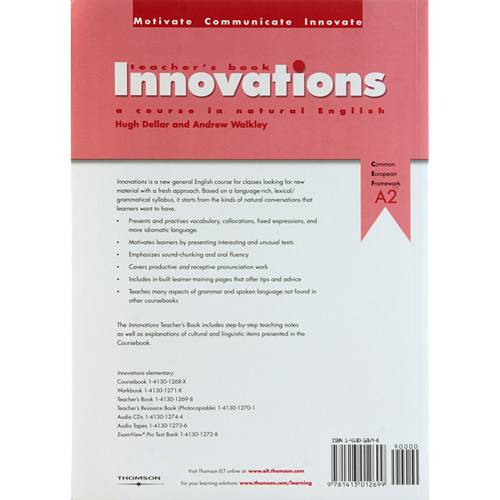 Livro - Innovations - Elementary