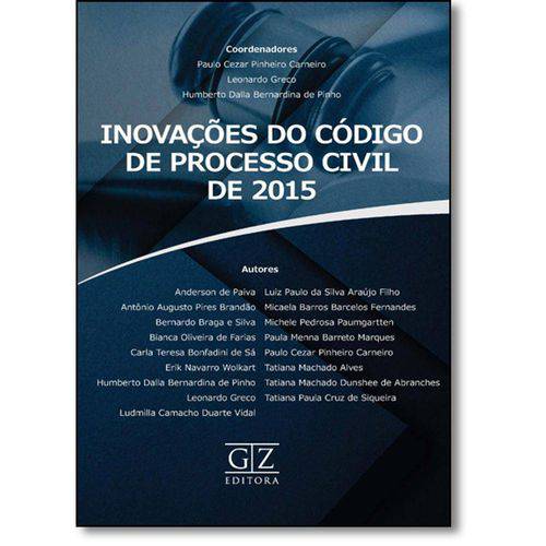 Livro - Inovações do Código de Processo Civil de 2015