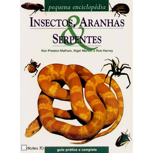 Livro - Insectos, Aranhas e Serpentes