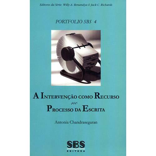 Livro - Intervenção Como Recurso no Processo da Escrita: Portfólio SBS Volume IV