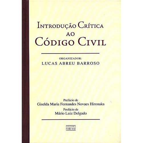 Livro - Introdução Crítica ao Código Civil