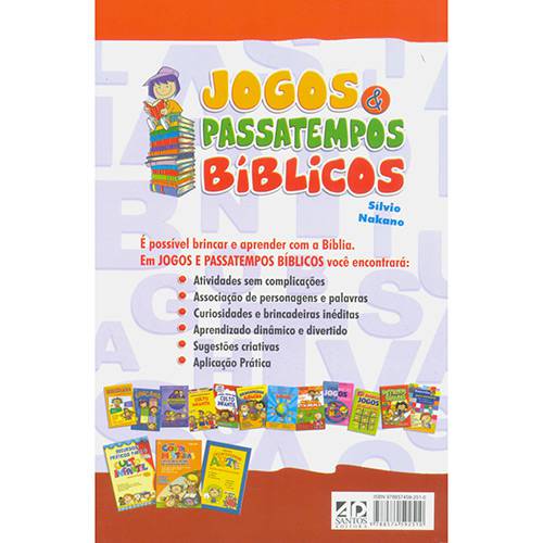 Livro - Jogos & Passatempos Bíblicos