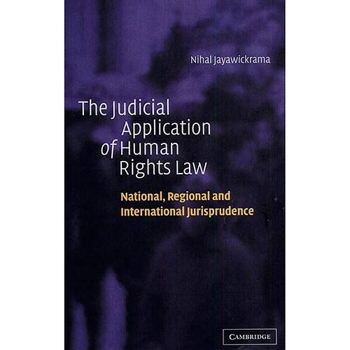 Livro - Judicial Application Of Human Rights Law, The