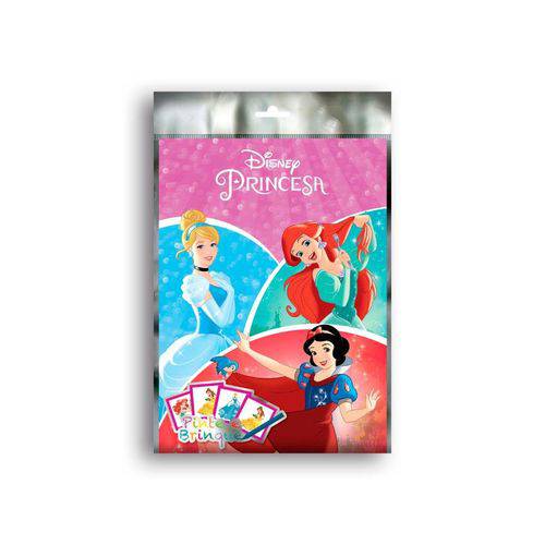 Livro Kit Pinte e Brinque Princesas Disney