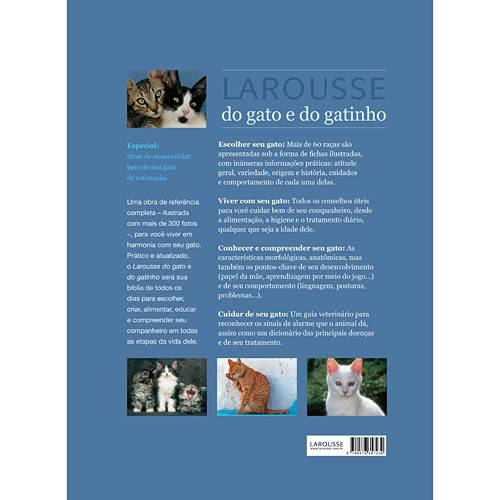 Livro - Larousse do Gato e do Gatinho