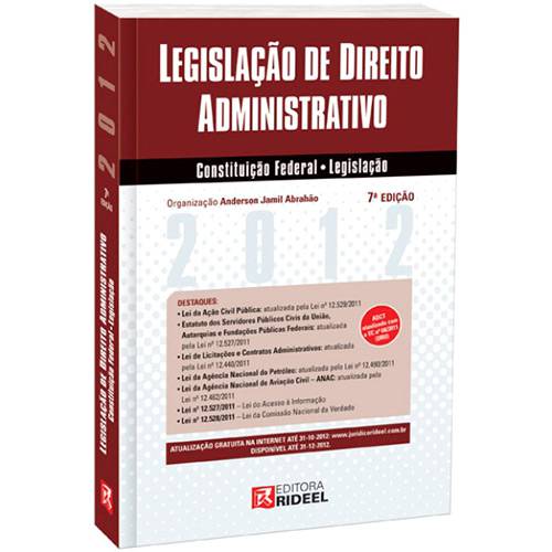 Livro - Legislação de Direito Administrativo