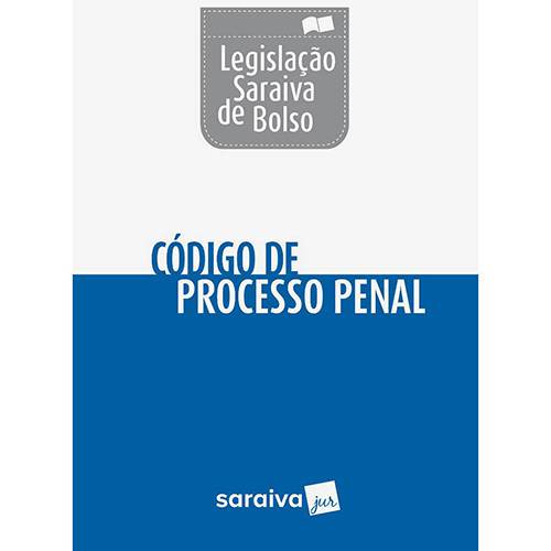 Livro - Legislação Saraiva de Bolso: Código de Processo Penal
