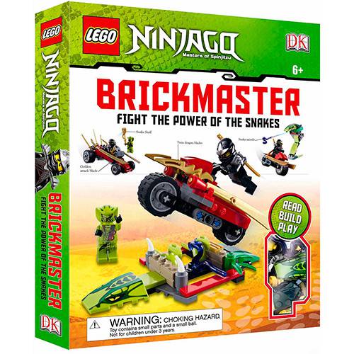 Livro - Lego Ninjago Brickmaster: Fight The Power Of The Snakes!