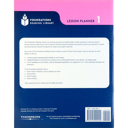 Livro - Lesson Planner Level 1 - Foundations Reading Library