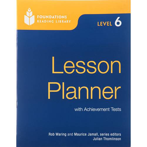 Livro - Lesson Planner Level 6 - Foundations Reading Library