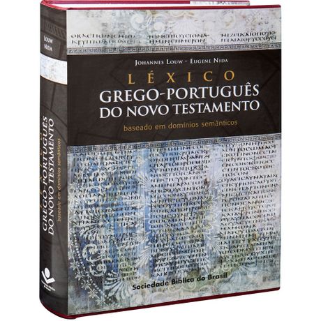 Livro Léxico Grego Português do Novo Testamento