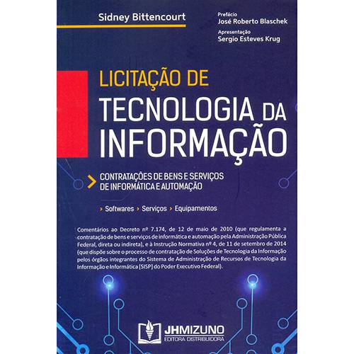 Livro - Licitação de Tecnologia da Informação