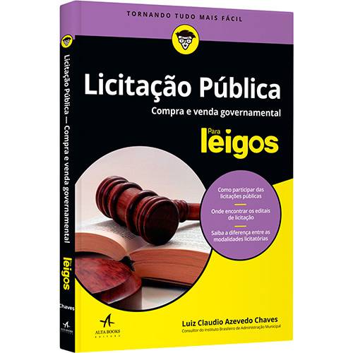 Livro - Licitação Pública para Leigos: Compra e Venda Governamental